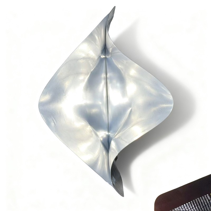 3 side seal flat pouch with zipper factory