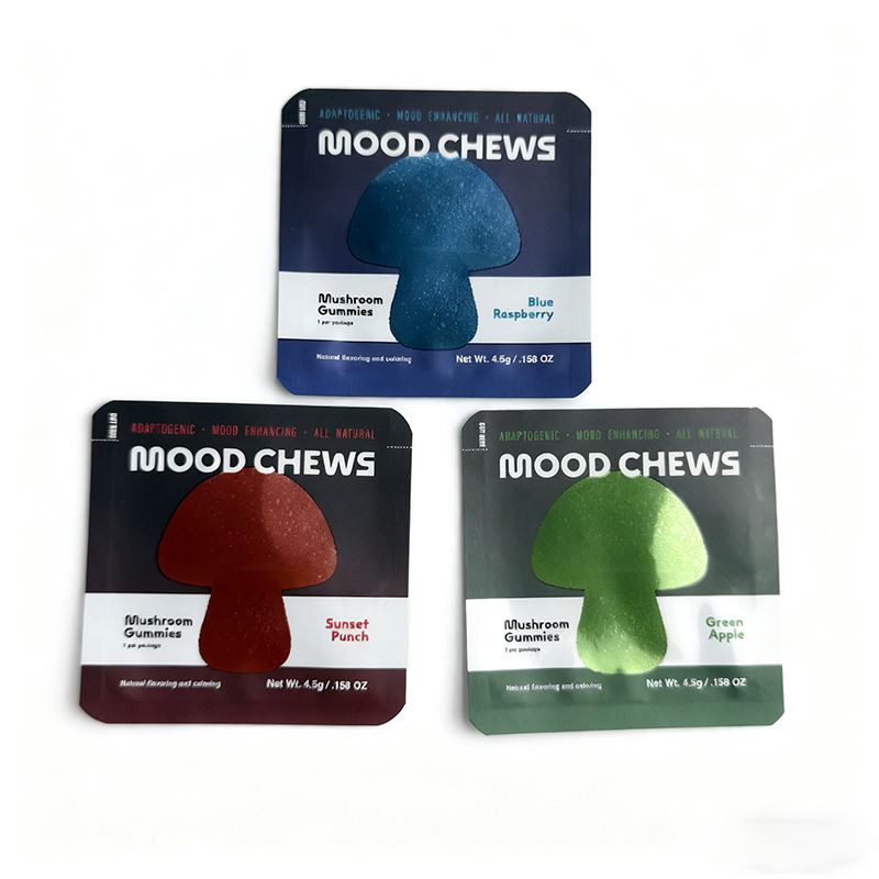 3 Side sele plat sak ak zip