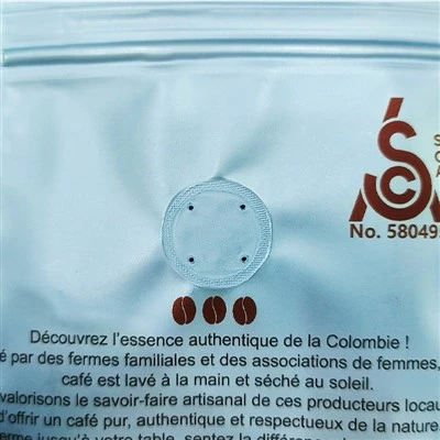 Eight-sided Zipper Coffee Bag